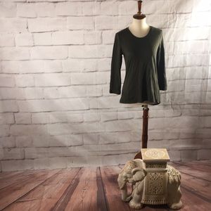 Athleta Asana Top in Forest Green